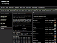 Tablet Screenshot of isongs.pk